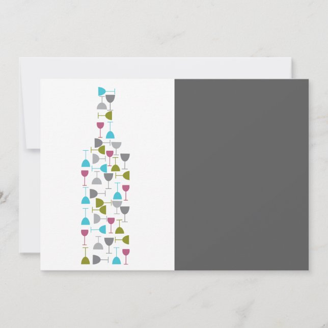 Glaset vin, format i Flaska (Framsida)