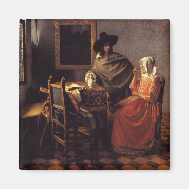 Glaset Vin Magnet (Framsidan)