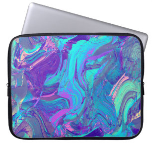 Glaset vinge - blanka och lila: laptop fodral