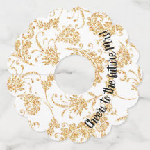 Glasetiketter för vin/Möhippa/Bröllop