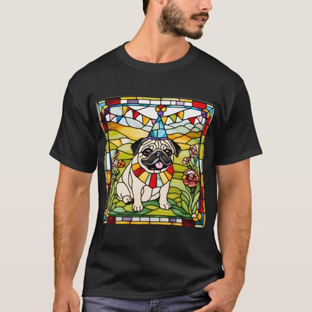 Glasfest Pug: Paul T Shirt (Framsida)