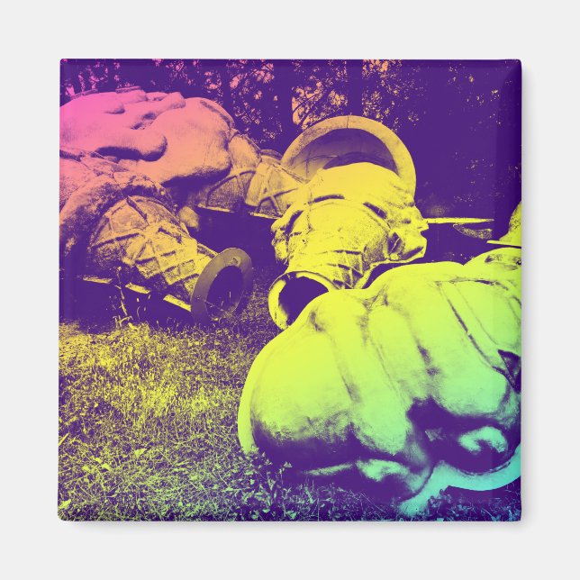 Glasfiberkoner av sommarglas magnet (Framsidan)