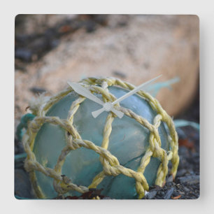 Glasfiske Flyter, Lodrät Fyrkantig Klocka