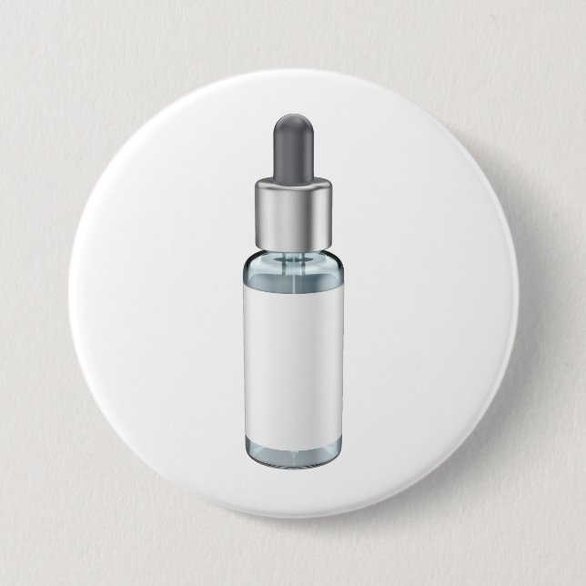 Glasflask med dropppipett knapp (Framsida)