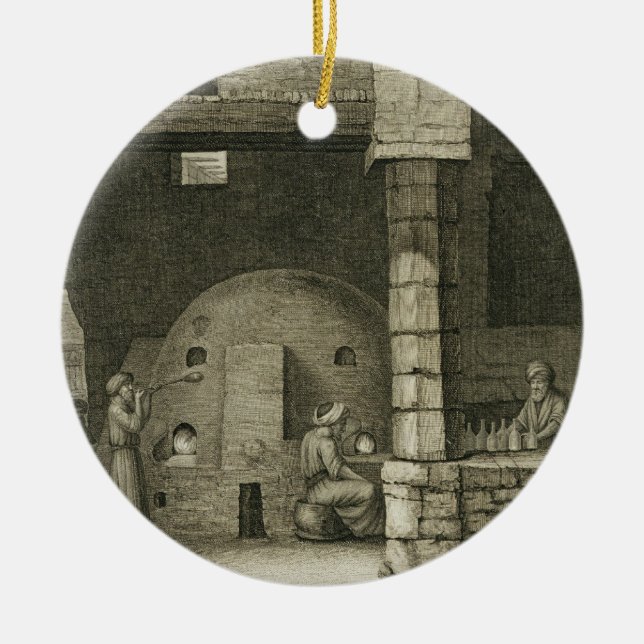 Glasflaskatillverkare, från konster för volym II Julgransprydnad Keramik (Framsidan)