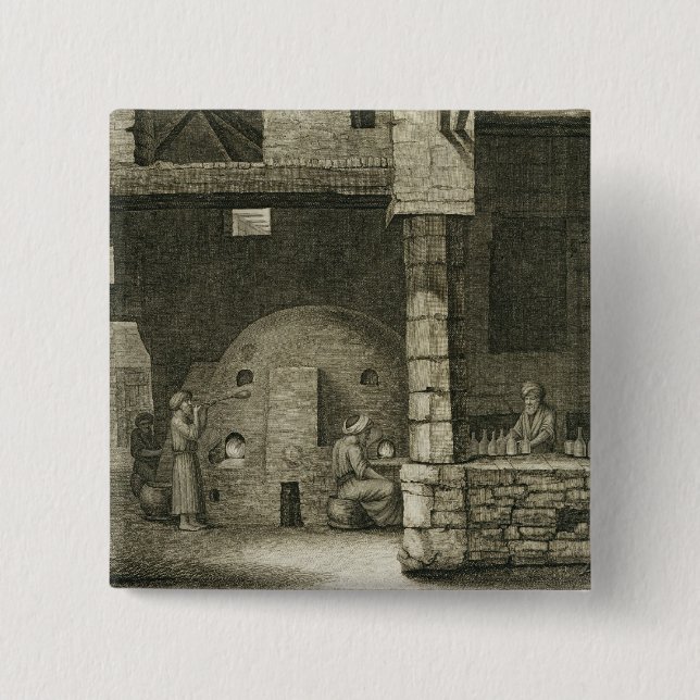 Glasflaskatillverkare, från konster för volym II Knapp (Framsida)