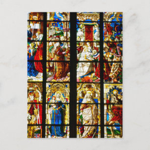 Glasfönster i Kölns katedral, Tyskland Vykort