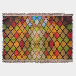 Glasfönster med stenglas filt