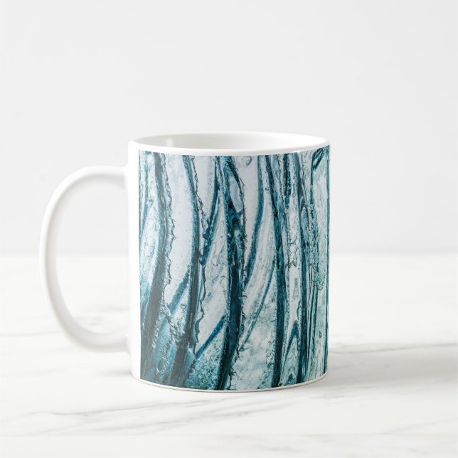 Glasfönstrets kristallfrost kaffemugg (Vänster)