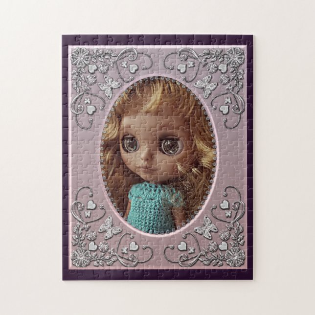 Glasfoto ram, foto, ram pussel (Vertikal)