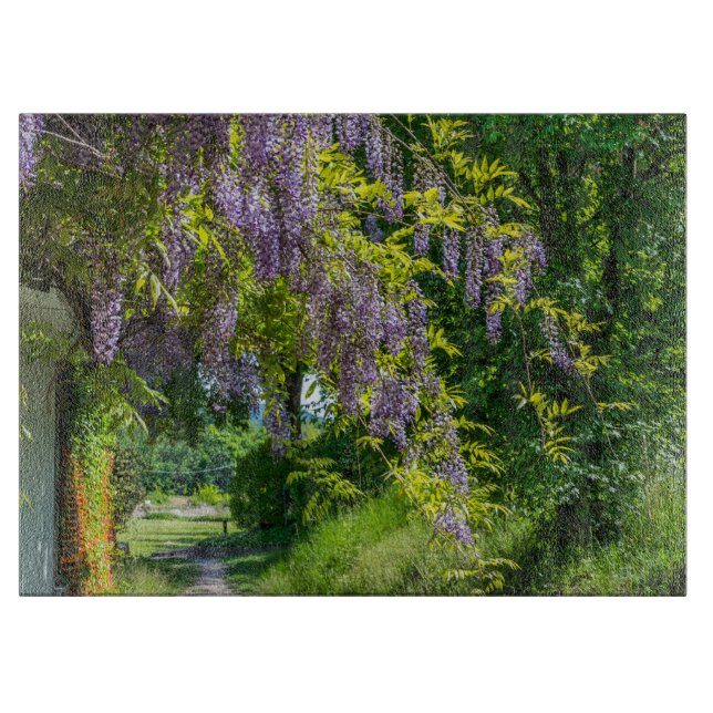 Glasglas av typen Wisteria land (Framsidan)