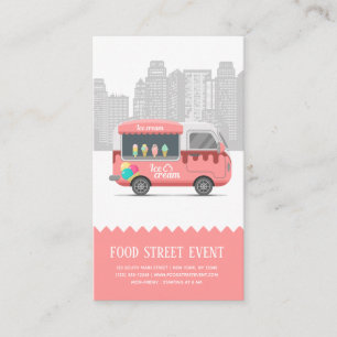 Glasglass i lastbil visitkort