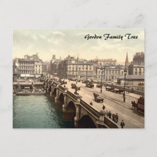 Glasgow Bridge, Glasgow, Skottland Vykort