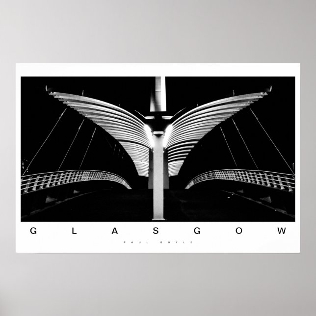 Glasgow Bridge Poster (Framsidan)