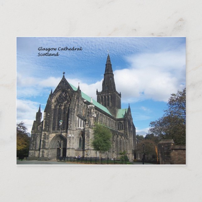 GLASGOW CATHDRAL - Skottland Vykort (Framsida)