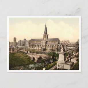 Glasgow Cathedral, Glasgow, Skottland Vykort