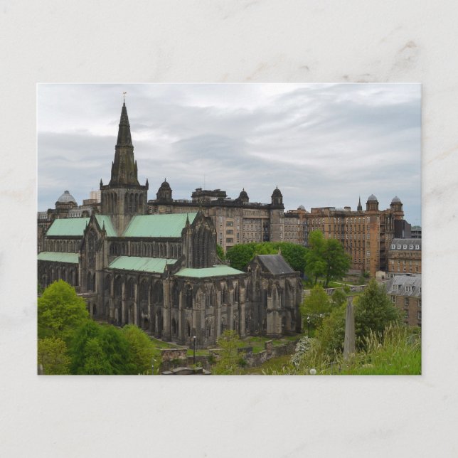 Glasgow Cathedral Postcard Vykort (Framsida)