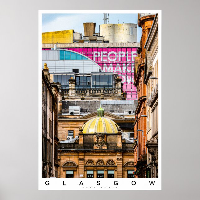 Glasgow City Poster (Framsidan)