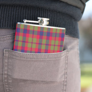 Glasgow City Tartan Rutmönster Fickplunta