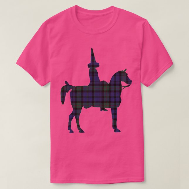Glasgow Duke av Wellington Blackwatch Tartan Colou T Shirt (Design framsida)