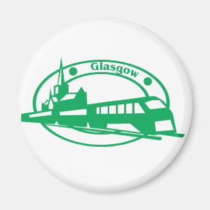 Glasgow frimärke magnet