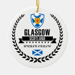 Glasgow Julgransprydnad Keramik