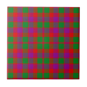 Glasgow Klan Hunting Tartan Play Kakelplatta