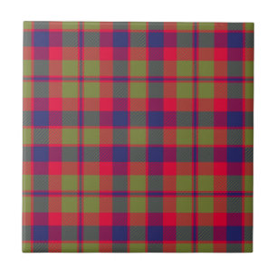 Glasgow Klan Hunting Tartan Play Kakelplatta