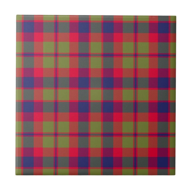Glasgow Klan Hunting Tartan Play Kakelplatta (Framsidan)