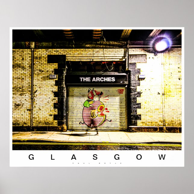 Glasgow Klubb Poster (Framsidan)