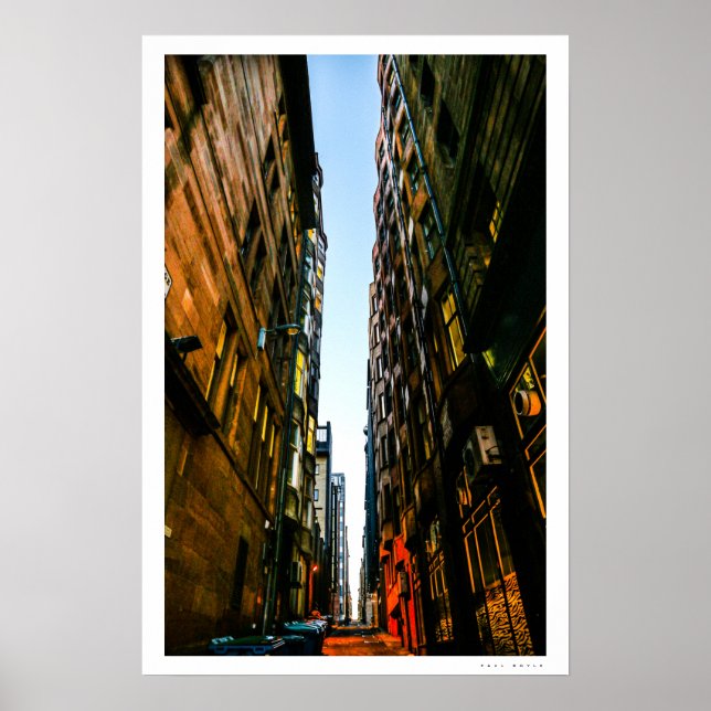 Glasgow Lane Poster (Framsidan)