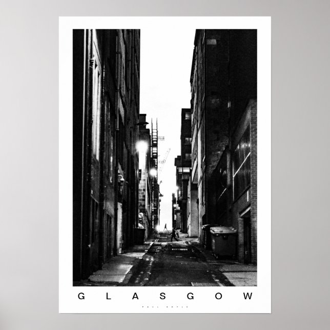 Glasgow Lane Poster (Framsidan)