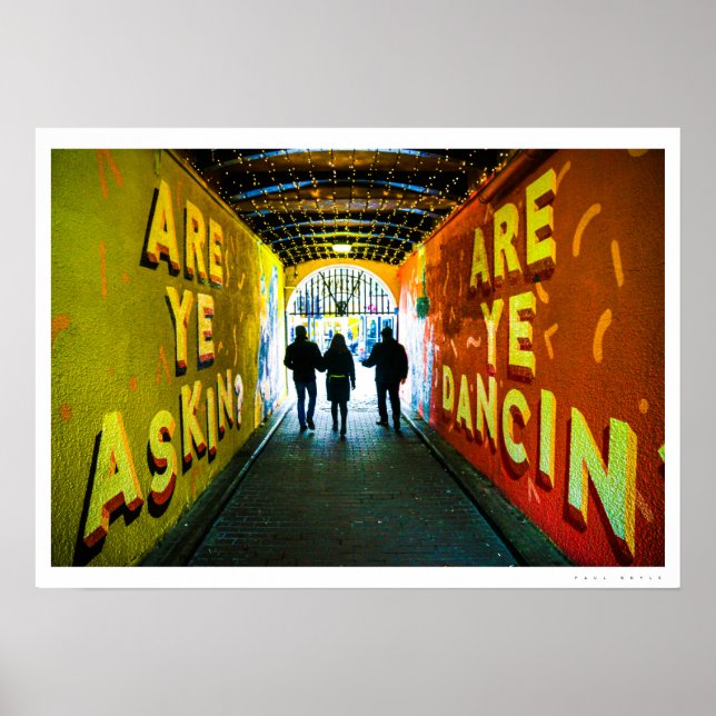 Glasgow Lane Poster (Framsidan)