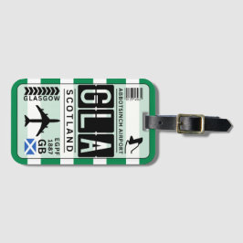 Glasgow Luggage Tag Bagagebricka