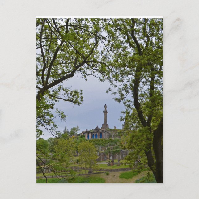 Glasgow Necropolis View-vykort Vykort (Framsida)