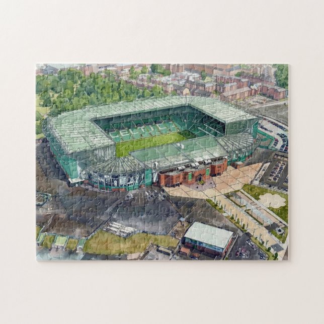 Glasgow Parkhead Fotbollsstadion Pussel (Horisontell)