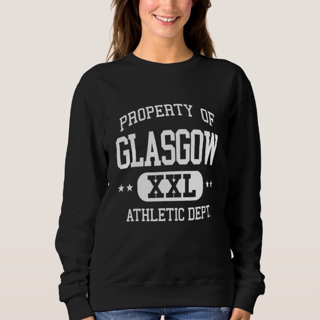Glasgow Retro Athletic Egendom Dept T Shirt (Framsida)