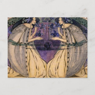 Glasgow School Frances Macdonald MacNair Vår Vykort