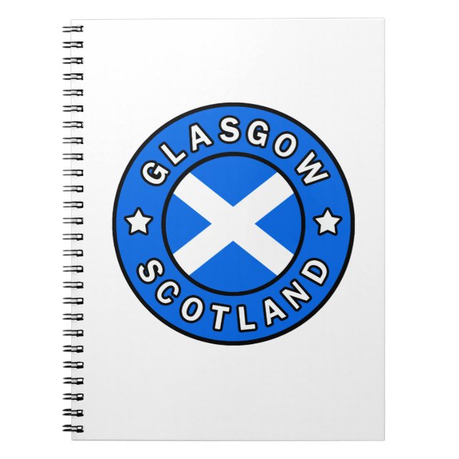 Glasgow Scotland Anteckningsbok (Framsidan)