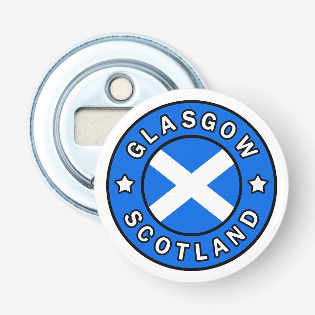 Glasgow Scotland Flasköppnare (Framsidan)