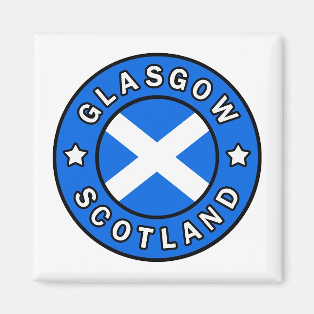 Glasgow Scotland Magnet (Framsidan)