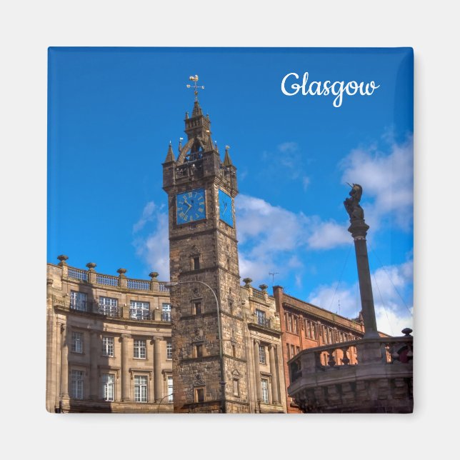 Glasgow, Scotland Magnet (Framsidan)