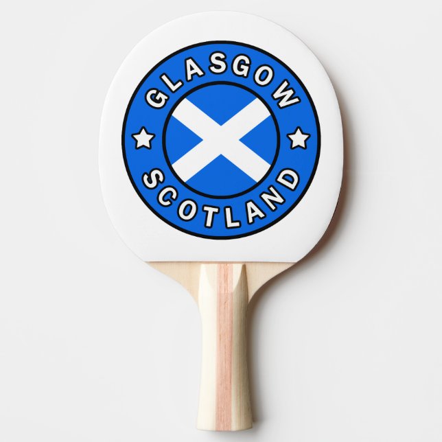 Glasgow Scotland Pingisracket (Framsidan)