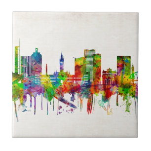 Glasgow Scotland Skyline Kakelplatta