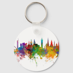 Glasgow Scotland Skyline Nyckelring