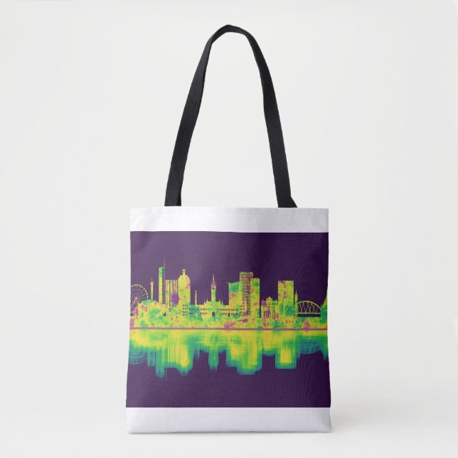 Glasgow Scotland Skyline Tygkasse (Framsida)