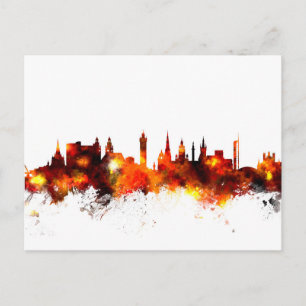 Glasgow Scotland Skyline Vykort