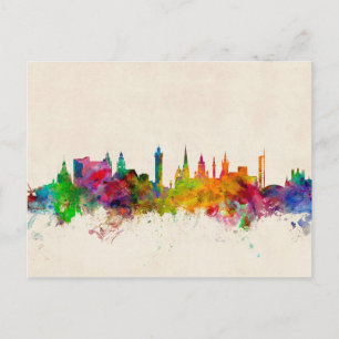 Glasgow Scotland Skyline Vykort