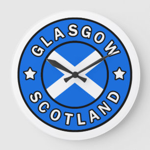 Glasgow Scotland Stor Klocka