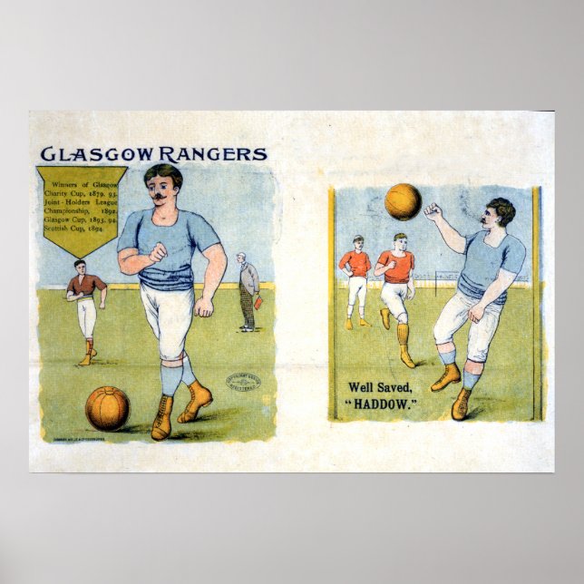 Glasgow Skogsväktares FC, 1894 Poster (Framsidan)